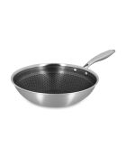 Wok Trinox revestido en acero inoxidable - D.28cm