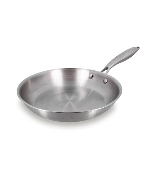 Trinox Bratpfanne aus Edelstahl - D.24cm