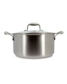 Trinox Kochtopf aus Edelstahl mit Deckel, Durchmesser 24 cm