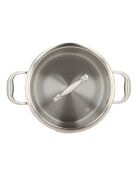 Trinox Kochtopf aus Edelstahl mit Deckel, Durchmesser 24 cm