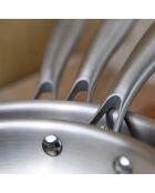 Set mit 3 Trinox-Bratpfannen aus Edelstahl, 24/28/30 cm