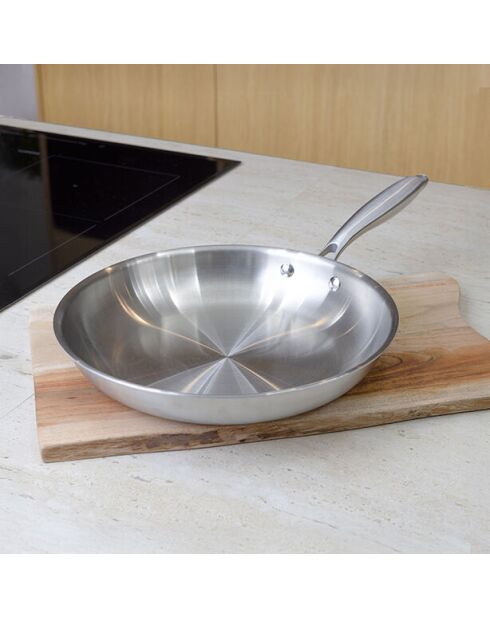 Trinox roestvrijstalen koekenpan - D.28cm