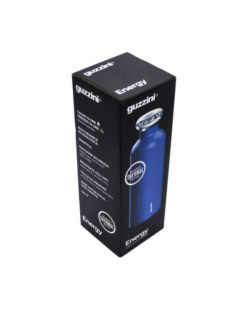 Bouteille isotherme de voyage 500ML Energy bleu profond - 21,2x7,3 cm