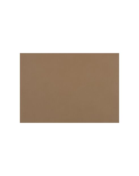 Mantel individual Silkstone de doble cara, color moca claro, 44 cm