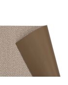 Mantel individual Silkstone de doble cara, color moca claro, 44 cm