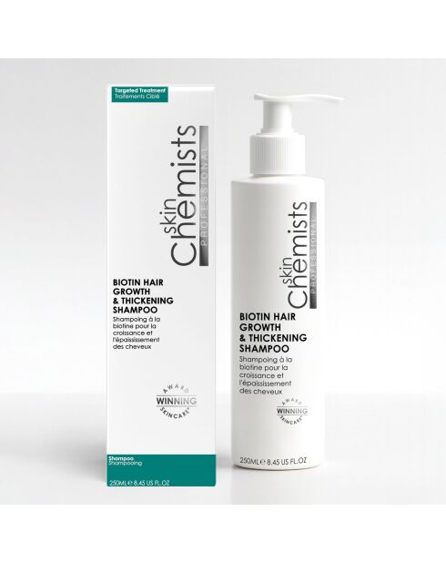 Shampoing Biotine Croissance et Épaississement des Cheveux - 250 ml