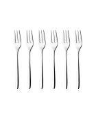 Set mit 6 kleinen Frida Stahlgabeln - 3,5x18 cm