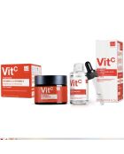 Duo hydratant et sérum visage anti-âge à la vitamine C - 2 pièces - 60ml + 30ml