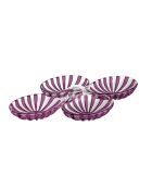 Set mit 2 Amethyst-Vorspeisen - 31x22,5 cm