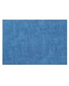 Doppelseitiges Tischset aus Stoff, 43 cm, Türkis