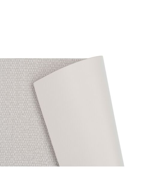 Silkstone melkwitte dubbelzijdige placemat - 44 cm