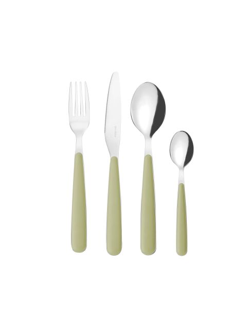 Ménagère 24 pieces Pop vert clair