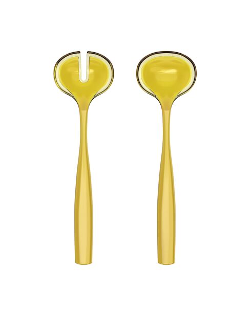 Dolcevita Bernstein-Salatbesteck - 2x10 cm