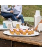 Plateau L Tierra blanc laiteux - 3x47,5 cm