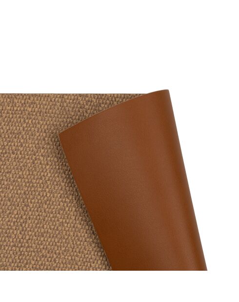 Mantel individual Silkstone de doble cara, terracota clara, 44 cm