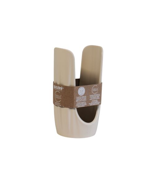 Tierra Becherspender milchig weiß - 18,5x9,5 cm