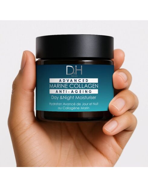 Crème hydratante jour et nuit au collagène marin - 60 ml