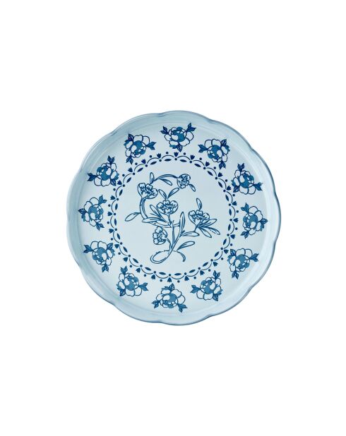 Plateau à gateau Josephine bleu clair poudré - 16x30,4 cm