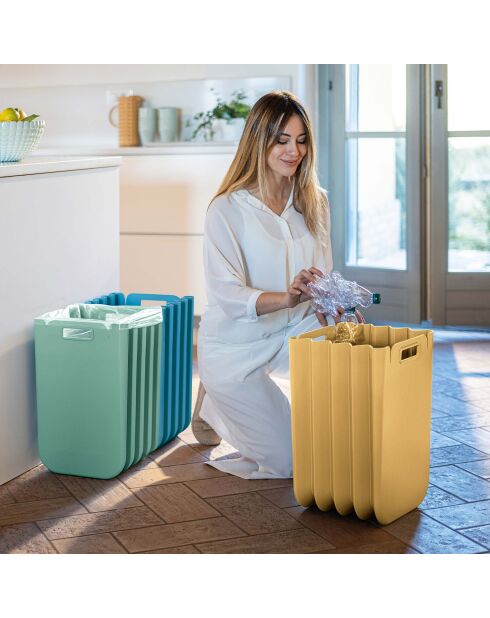 Boite multi-usages eco-packly jaune moutarde vif - 45x30 cm