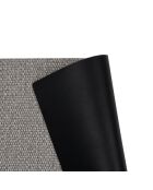 Dubbelzijdige placemat van zwarte zijdesteen - 0,2x44 cm