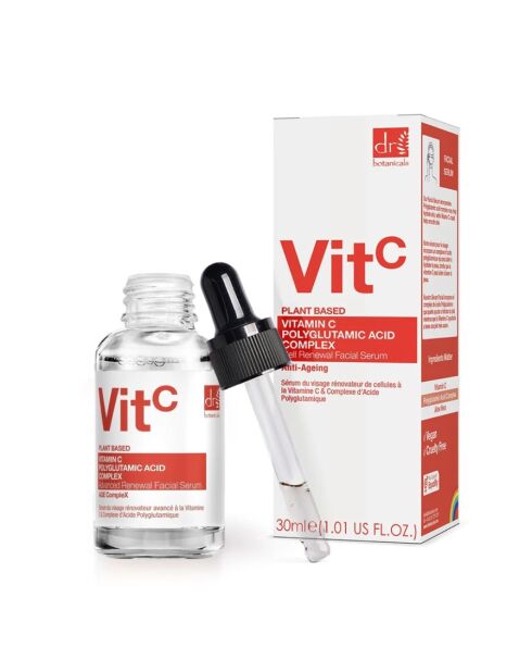 Duo hydratant et sérum visage anti-âge à la vitamine C - 2 pièces - 60ml + 30ml