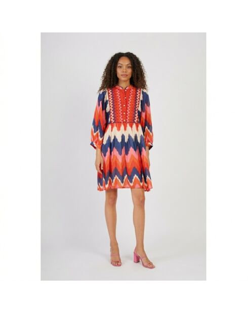 Robe en coton Peloponese rouge