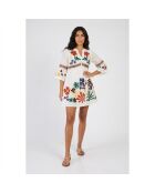 Ecrufarbenes Baumwollkleid Charlie