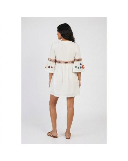 Ecrufarbenes Baumwollkleid Charlie