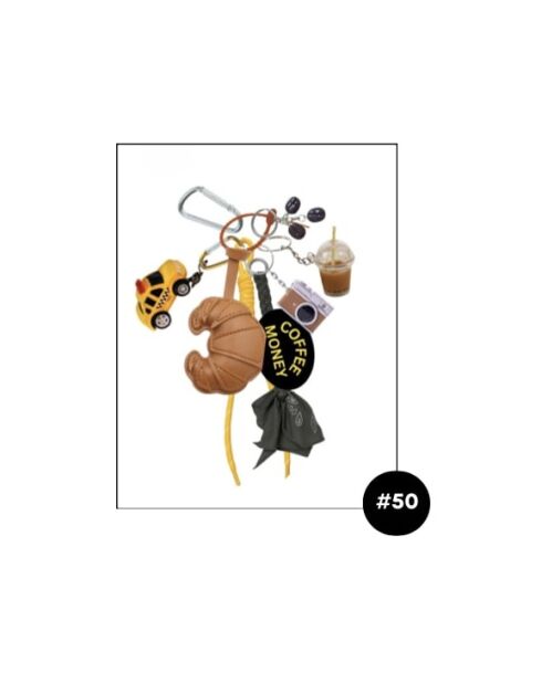 C3 #50 schwarzer Taschenanhänger