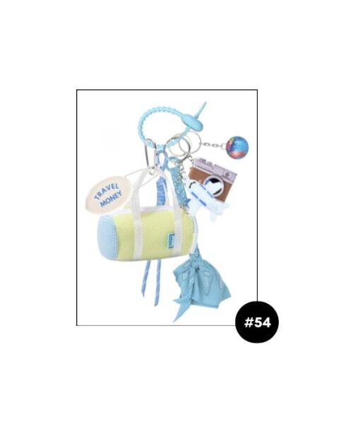 Colgante de bolso blanco C3 #54