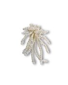 2 Clips bouton c4 #105 perles