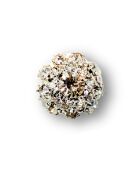 2 Clips bouton c4 #102 argentés