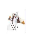 C2 #10 brauner Taschenanhänger