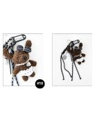 C1 #13 brauner Taschenanhänger