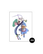 C3 #65 blauwe tasbedeltje