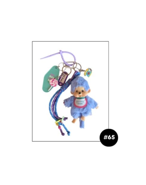 C3 #65 blauwe tasbedeltje