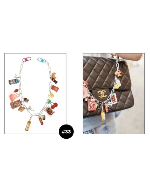 Colgante de bolso multicolor C3 #33