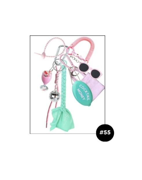 C3 #55 blauwe tasbedeltje