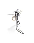 Colgante para bolso C2 #20 blanco/negro