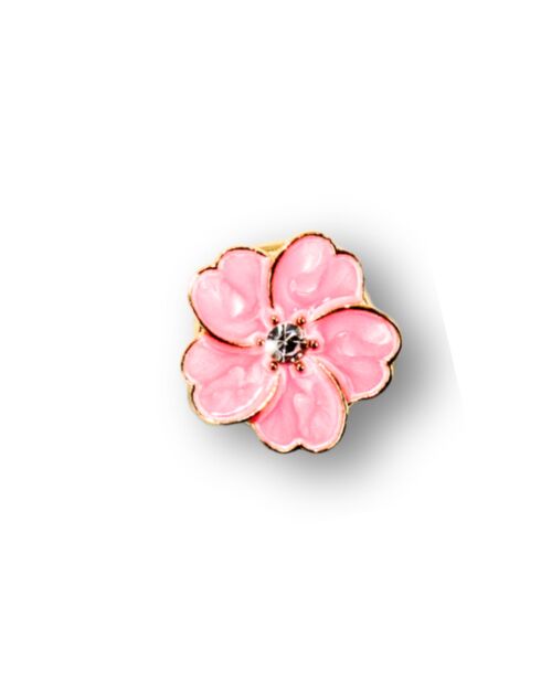 2 Clips bouton c4 #101 roses