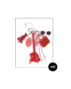 Colgante de bolso rosa C3 #51