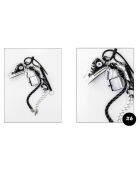 C1 #6 schwarzer Taschenanhänger