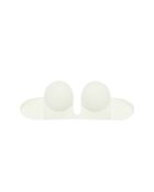 Elfenbeinfarbener U-förmiger nahtloser BH