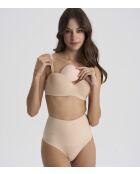 beige push-up pads met halve rug