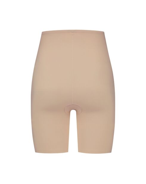 Pantaloncini modellanti beige a vita alta