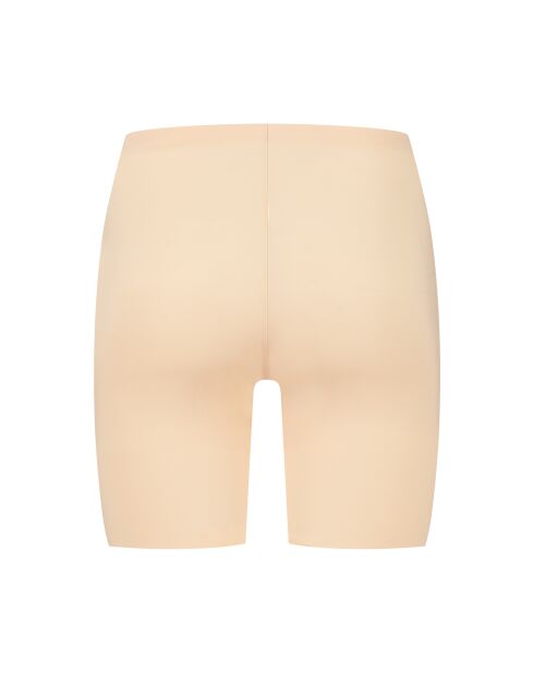 Smooth Essentials beigefarbene Shorts mit mittelhohem Bund