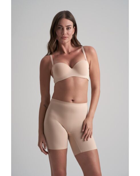 Short taille mi-haute Smooth Essentials beige