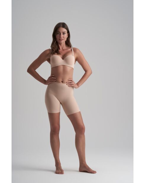 Short taille mi-haute Smooth Essentials beige