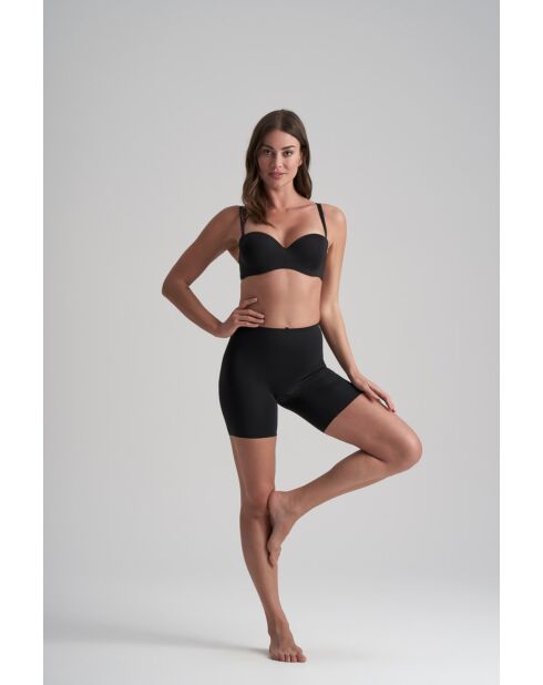 Short taille mi-haute Smooth Essentials noir