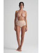 Almohadillas adhesivas de silicona con forma de conejo de color beige